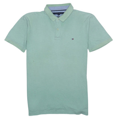 Tommy Hilfiger Men's Green Custom Fit Polo Shirt Size M