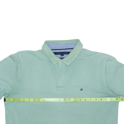 Tommy Hilfiger Men's Green Custom Fit Polo Shirt Size M