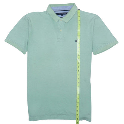 Tommy Hilfiger Men's Green Custom Fit Polo Shirt Size M