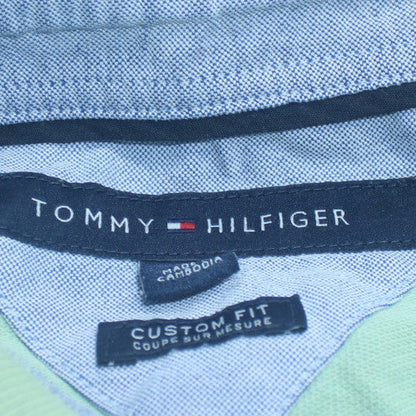 Tommy Hilfiger Men's Green Custom Fit Polo Shirt Size M