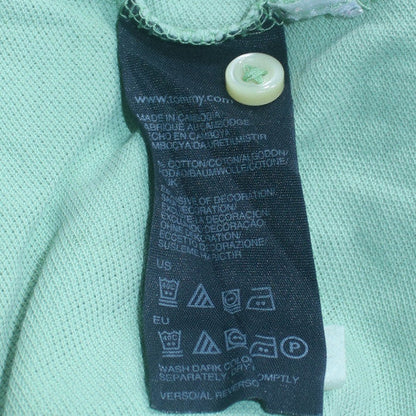 Tommy Hilfiger Men's Green Custom Fit Polo Shirt Size M