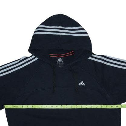 Adidas Men's Black XL Pullover Hoodie Sports Fleece Sweatshirt