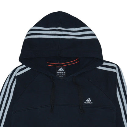 Adidas Men's Black XL Pullover Hoodie Sports Fleece Sweatshirt