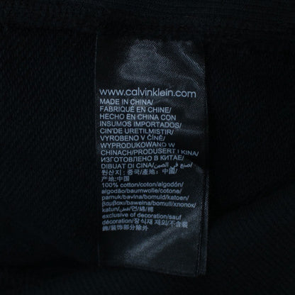 Calvin Klein Men's Black 5XLT Crew Neck Cotton Sweatshirt