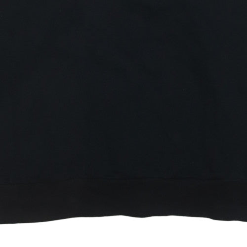 Calvin Klein Men's Black 5XLT Crew Neck Cotton Sweatshirt
