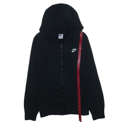 Nike Men's Black Full Zip Hoodie Size M Fleece Sweatshirt