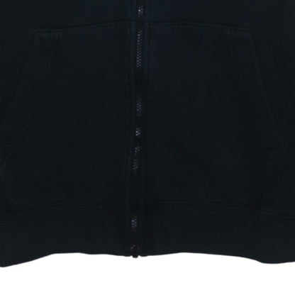 Nike Men's Black Full Zip Hoodie Size M Fleece Sweatshirt