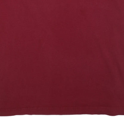 Carhartt Men's Red Short Sleeve Henley Cotton T-Shirt XL Workwear