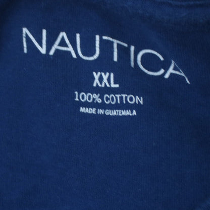 Nautica Men's Navy Blue XXL Crew Neck Nautical Graphic Cotton T-Shirt