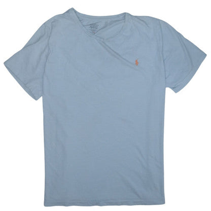 Ralph Lauren Men's Blue 2XL Classic Crew Neck Cotton T-Shirt