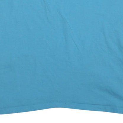 Champion Men's Blue XL Short Sleeve Crew Neck Graphic T-Shirt