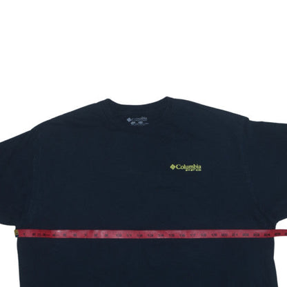 Columbia Men's Black 2XL PFG Graphic Fishing T-Shirt