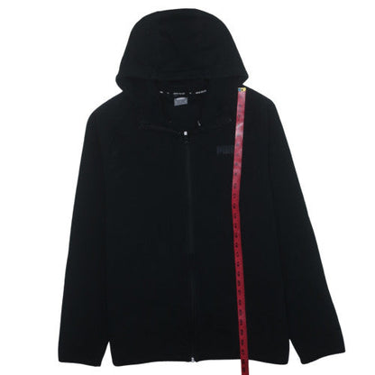 Puma Men's Black 2XL Full Zip Hoodie Sweatshirt