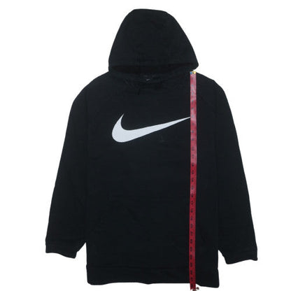 Nike Men's Black Pullover Hoodie L Logo Dri-Fit Sweatshirt