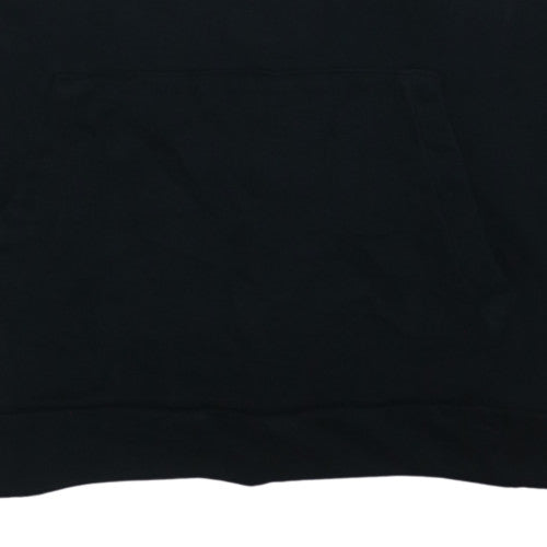 Nike Men's Black Pullover Hoodie L Logo Dri-Fit Sweatshirt