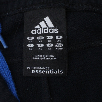 Adidas Men's Black XS Joggers Essentials Blue Stripe Trousers