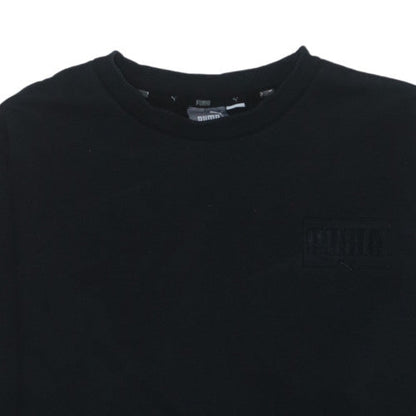 Puma Men's Black Crew Neck Pullover Sweatshirt Size L