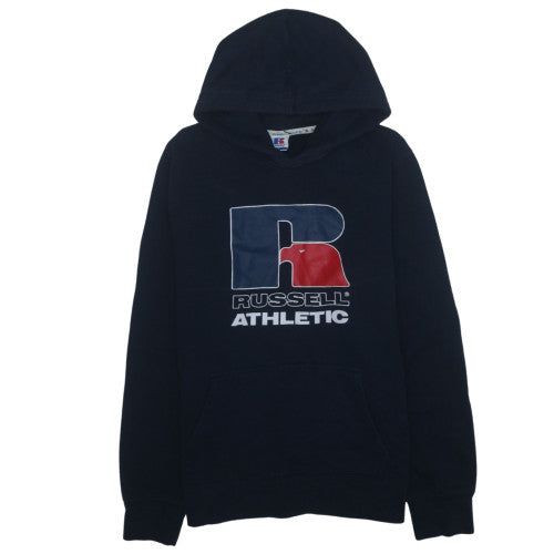 Russell Athletic Men's Black Pullover Hoodie M Graphic Print