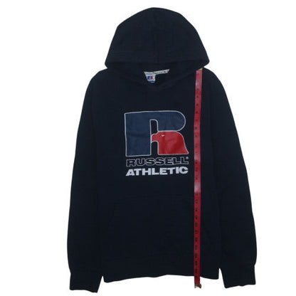 Russell Athletic Men's Black Pullover Hoodie M Graphic Print