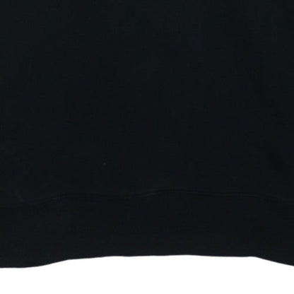 Champion Men's Black Pullover Sweatshirt M Crew Neck Logo Fleece