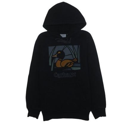 Carhartt Men’s Black Hoodie S Pullover Graphic Duck Logo