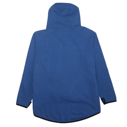 Nike Women Blue Full Zip Hoodie XL Cotton Blend Casual Sportswear
