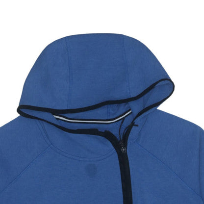 Nike Women Blue Full Zip Hoodie XL Cotton Blend Casual Sportswear