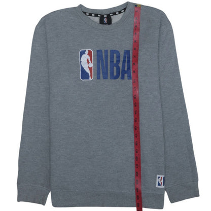 NBA Boys Grey Logo Pullover Sweatshirt 16 Years Fleece Lined
