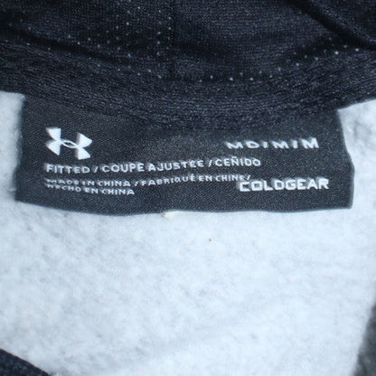 Under Armour Men’s Grey Pullover Hoodie M Fleece ColdGear