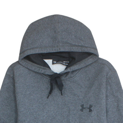 Under Armour Men’s Grey Pullover Hoodie M Fleece ColdGear