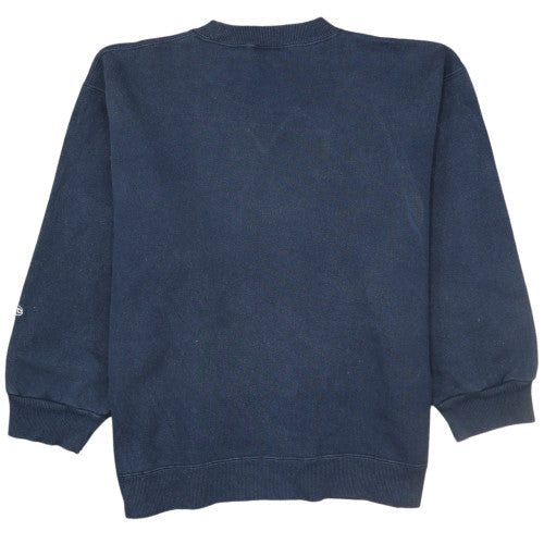 Champion Mens Blue Embroidered Pullover Sweatshirt Size L