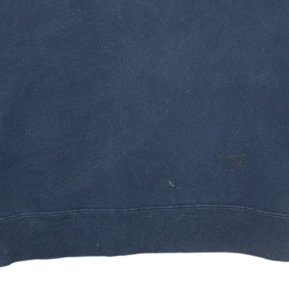 Champion Mens Blue Embroidered Pullover Sweatshirt Size L