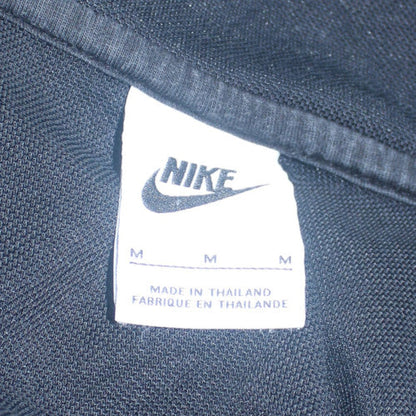 Nike Men's Black Full Zip Hoodie M Cotton Blend Sportswear