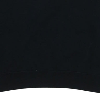Nike Women's Black Small Pullover Sweatshirt Crew Neck Logo Cotton Blend