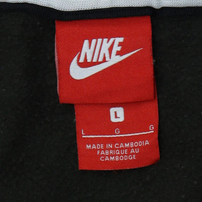 Nike Men's Black Crew Neck Pullover Sweatshirt L Regular Fit