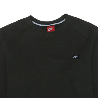 Nike Men's Black Crew Neck Pullover Sweatshirt L Regular Fit