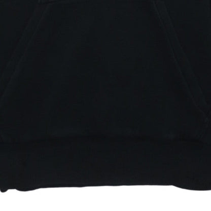 Adidas Men Black Pullover Hoodie Medium Logo Fleece Sweatshirt