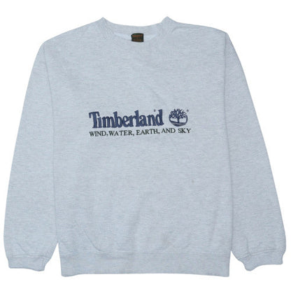 Timberland Men’s Grey Embroidered Pullover Sweatshirt L