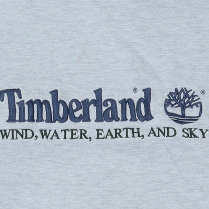Timberland Men’s Grey Embroidered Pullover Sweatshirt L