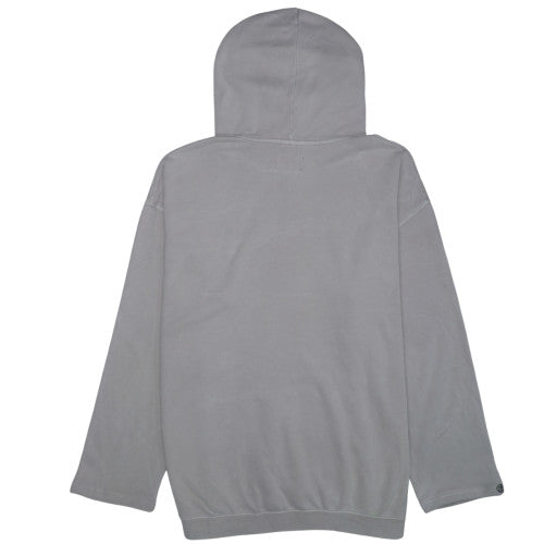 Stussy Mens Grey 2XL Pullover Hoodie with Logo Pocket
