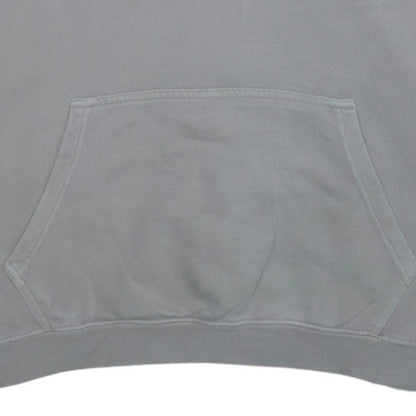 Stussy Mens Grey 2XL Pullover Hoodie with Logo Pocket