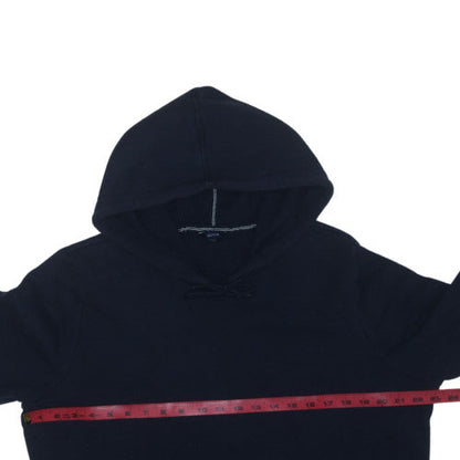 Nautica Womens Navy Pullover Hoodie XL Cotton Blend Casual