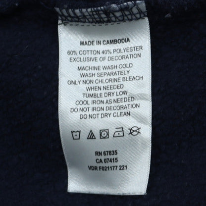 Nautica Womens Navy Pullover Hoodie XL Cotton Blend Casual