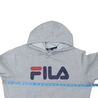 FILA Classics Womens Grey XL Pullover Hoodie Cotton Blend