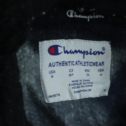 Champion Mens Blue Camouflage Fleece Pullover Hoodie Size S