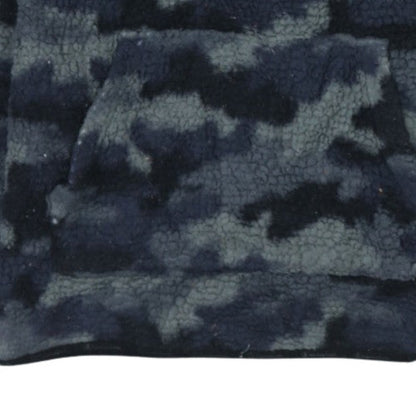 Champion Mens Blue Camouflage Fleece Pullover Hoodie Size S