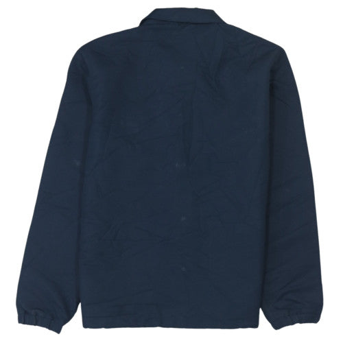 Zara Men's Blue XL Coach Jacket Lightweight Snap Casual