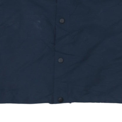 Zara Men's Blue XL Coach Jacket Lightweight Snap Casual
