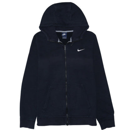 Nike Mens Blue Full Zip Hoodie Size M Fleece Sportswear