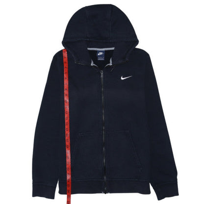 Nike Mens Blue Full Zip Hoodie Size M Fleece Sportswear